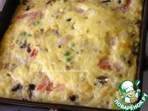 Фриттата с курицей и грибами Фриттата с курицей и грибами