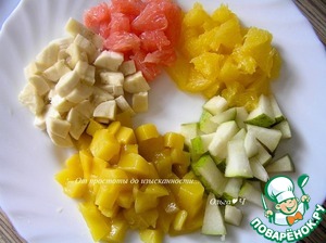 Фруктовый салат с лаймом Фруктовый салат с лаймом