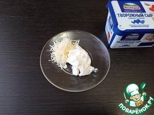 Фруктовый салат с творожным сыром