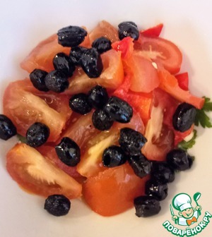 Фул медамес с обжаренными маслинами Фул медамес с обжаренными маслинами