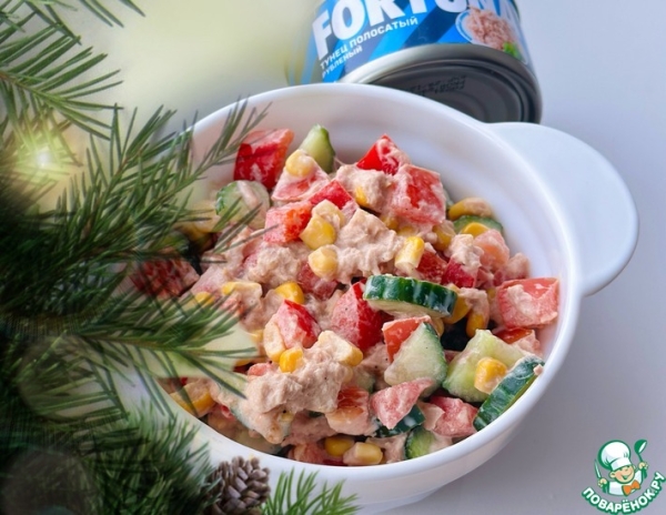 Гамба с тунцом