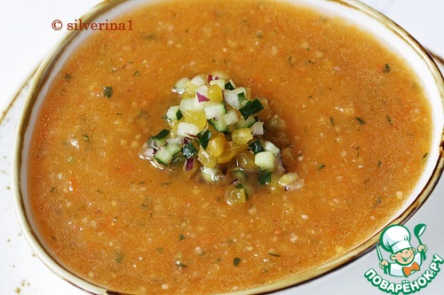 Гаспачо из персиков и томатов Гаспачо из персиков и томатов