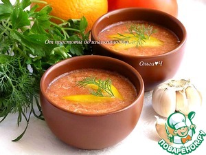 Гаспачо с апельсином Гаспачо с апельсином