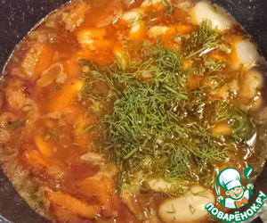 "Гиганты" с помидорами и харисой "Гиганты" с помидорами и харисой