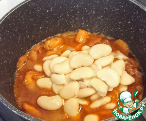 "Гиганты" с помидорами и харисой "Гиганты" с помидорами и харисой