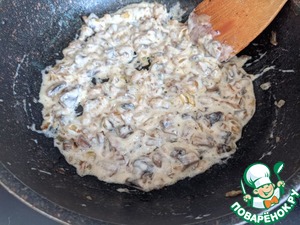 Гнёзда, фаршированные тунцом и шампиньонами Гнёзда, фаршированные тунцом и шампиньонами
