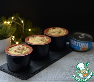 Гнёзда, фаршированные тунцом и шампиньонами Гнёзда, фаршированные тунцом и шампиньонами