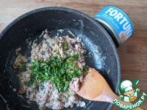 Гнёзда, фаршированные тунцом и шампиньонами Гнёзда, фаршированные тунцом и шампиньонами