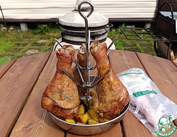 Голени индейки из тандыра Голени индейки из тандыра