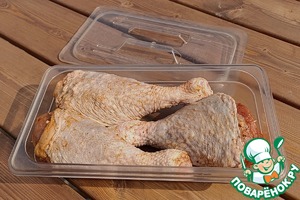 Голени индейки из тандыра Голени индейки из тандыра