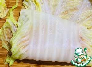 Голубцы из пекинской капустой