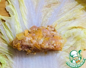 Голубцы из пекинской капустой