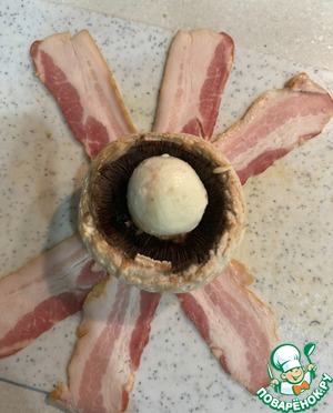 Горячее "Бомбочки из шампиньонов"