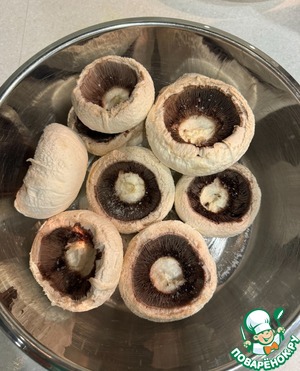 Горячее "Бомбочки из шампиньонов"