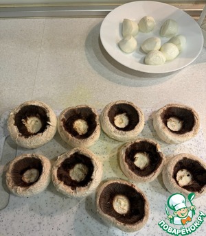 Горячее "Бомбочки из шампиньонов"