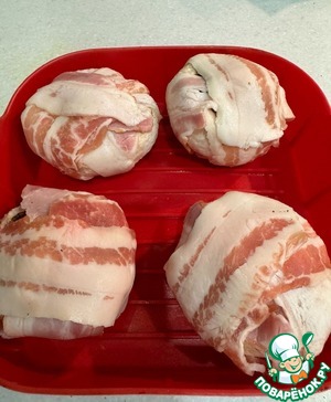 Горячее "Бомбочки из шампиньонов"