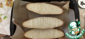 Горячие будерброды на половинках минибагета Горячие будерброды на половинках минибагета