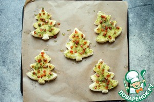 Горячие бутерброды Ёлочки