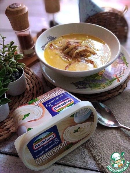 Гороховая каша со сливочным сыром