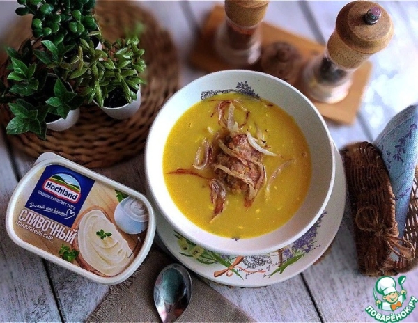 Гороховая каша со сливочным сыром