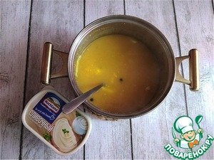 Гороховая каша со сливочным сыром