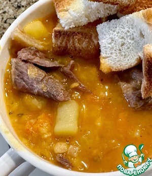 Гороховый суп. Деревенская классика Гороховый суп. Деревенская классика