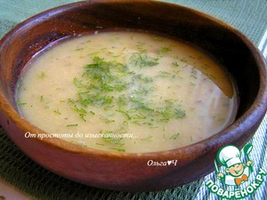 Гороховый суп-пюре с сайрой Гороховый суп-пюре с сайрой