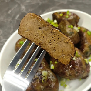 Говяжья печень в жировой сетке