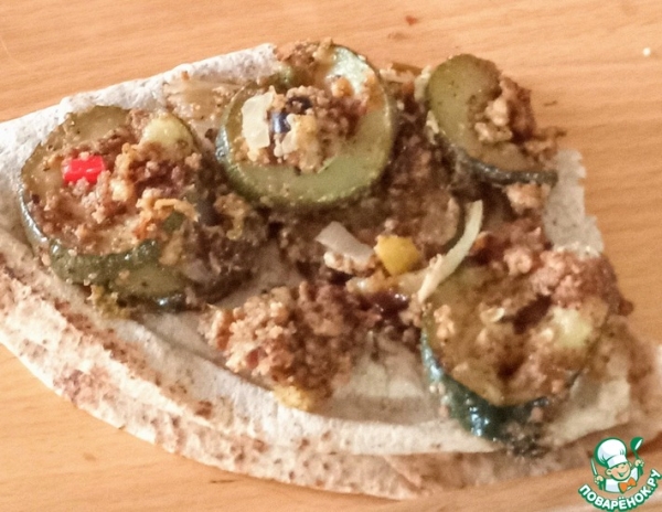 Гратен из цуккини с сальсой верде Гратен из цуккини с сальсой верде