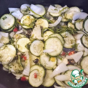 Гратен из цуккини с сальсой верде Гратен из цуккини с сальсой верде