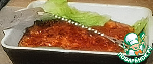 Гратен с грибами и капустой кейл