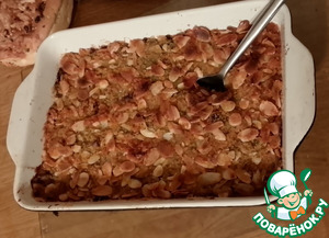 Гратен с зелеными овощами и фасолью