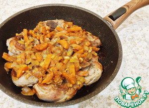 Гречка по-купечески с индейкой и грибами