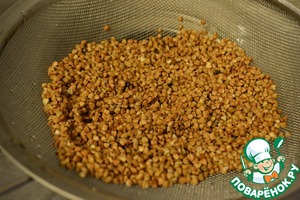 Гречневая каша с запечёнными овощами