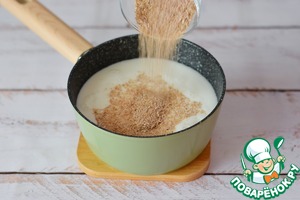 Гречнево-полбяная каша на молоке