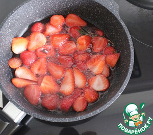 Гренки с клубникой