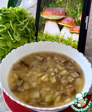 Грибной суп. Из сушеных боровиков Грибной суп. Из сушеных боровиков