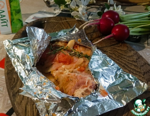 Грудки индейки в фольге Грудки индейки в фольге