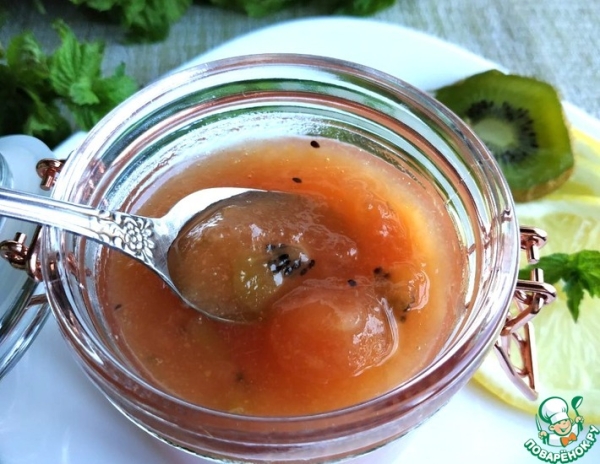 Грушевое варенье с лимоном и киви Грушевое варенье с лимоном и киви