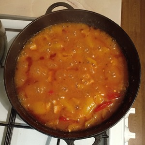 Гуляш с болгарским перцем Гуляш с болгарским перцем