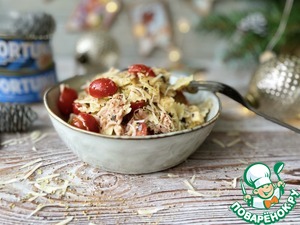 Холодная паста с тунцом