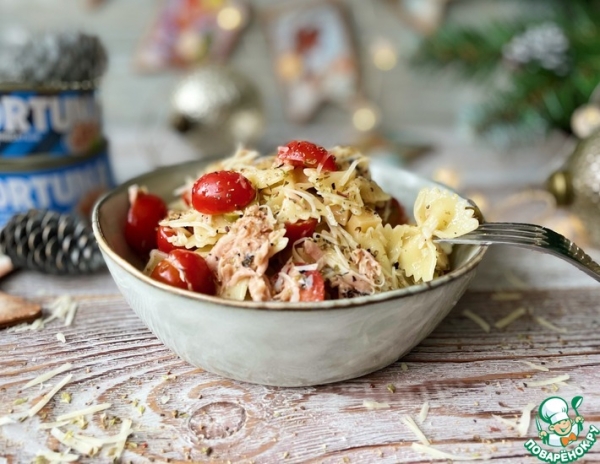 Холодная паста с тунцом