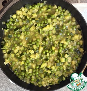 Холодный суп из цуккини и горошка Холодный суп из цуккини и горошка