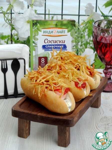 Хот-дог-гриль с картофелем пай Хот-дог-гриль с картофелем пай