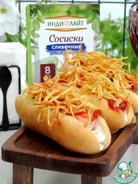 Хот-дог-гриль с картофелем пай Хот-дог-гриль с картофелем пай