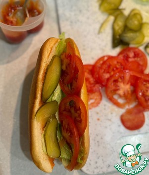 Хот-дог "Новогодний"