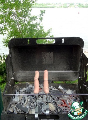 Хот-дог с хлебом Хот-дог с хлебом