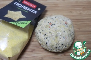 Хрустящие крекеры из поленты и кунжута