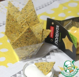 Хрустящие крекеры из поленты и кунжута