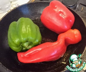 Хрустящий картофель в соусе из перцев Хрустящий картофель в соусе из перцев